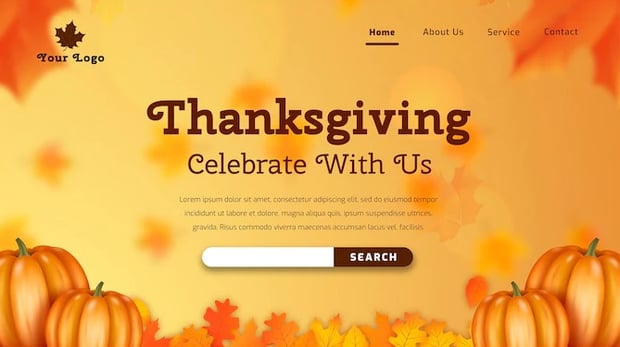Thanksgiving online store customization