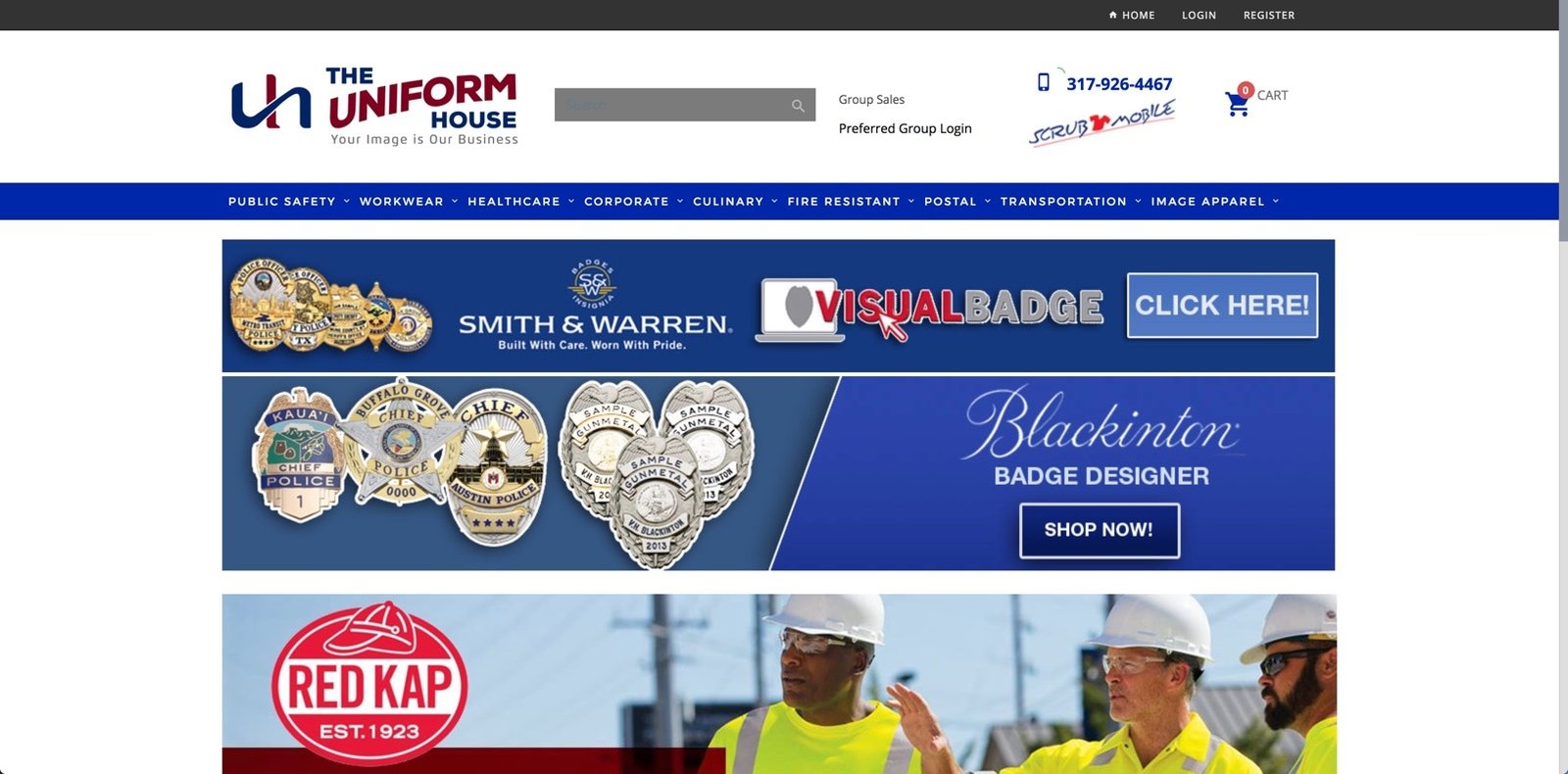 6 Great Uniform sites Recently Launched or Redesigned at UniformMarket